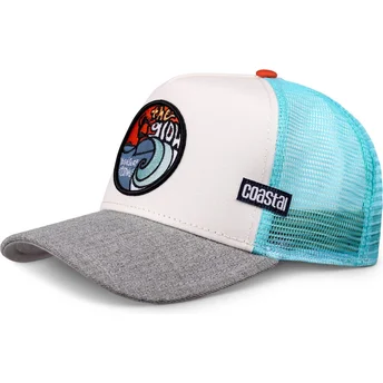 Petten gebogen meerkleurig snapback The Glow HFT van Coastal