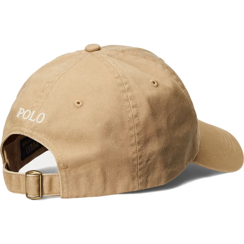casquette-courbee-marron-ajustable-cotton-chino-classic-sport-polo-ralph-lauren