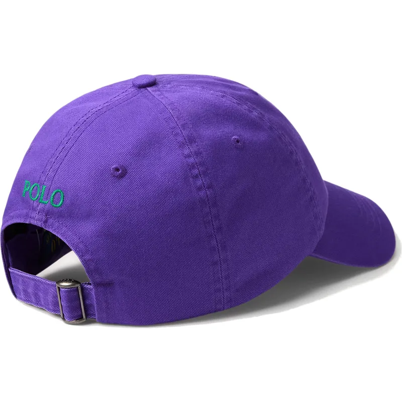 petten-gebogen-paars-verstelbare-band-cotton-chino-classic-sport-van-polo-ralph-lauren