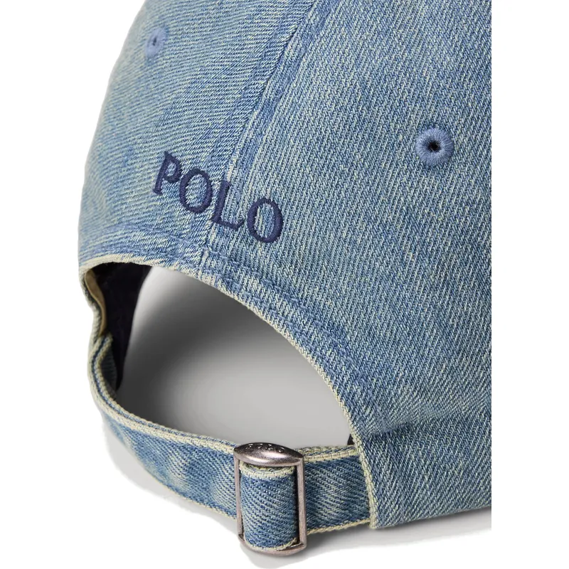 petten-gebogen-blauw-verstelbaar-indigo-denim-van-polo-ralph-lauren