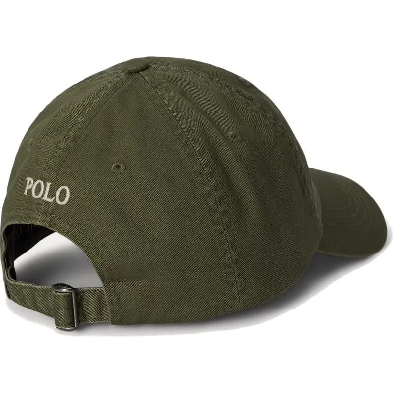 petten-gebogen-groen-verstelbare-band-van-polo-ralph-lauren