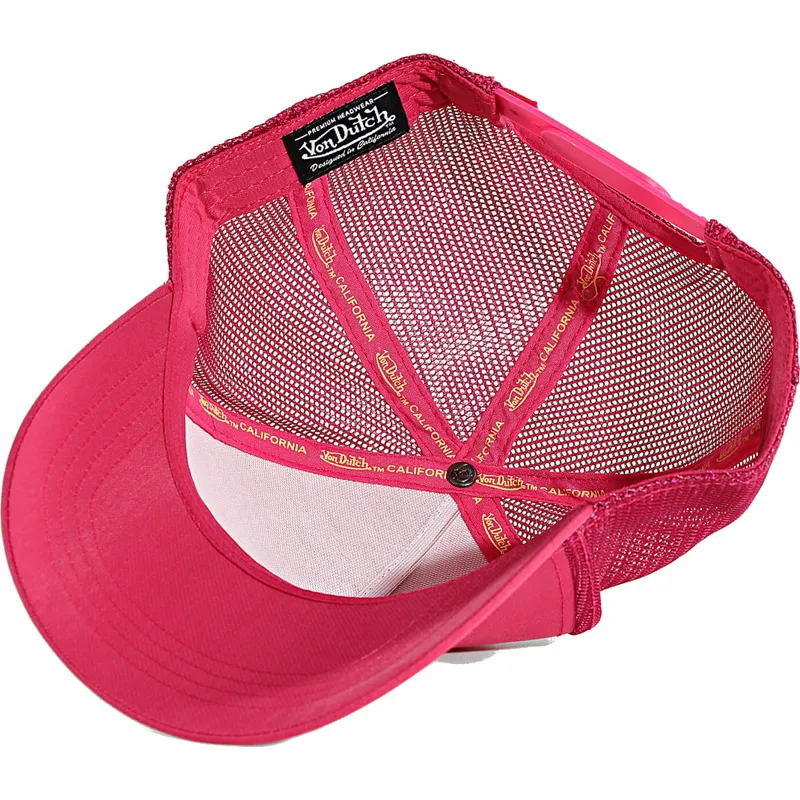 petten-gebogen-roze-snapback-poly13-van-von-dutch