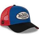 von-dutch-terry14-blue-red-and-black-trucker-hat
