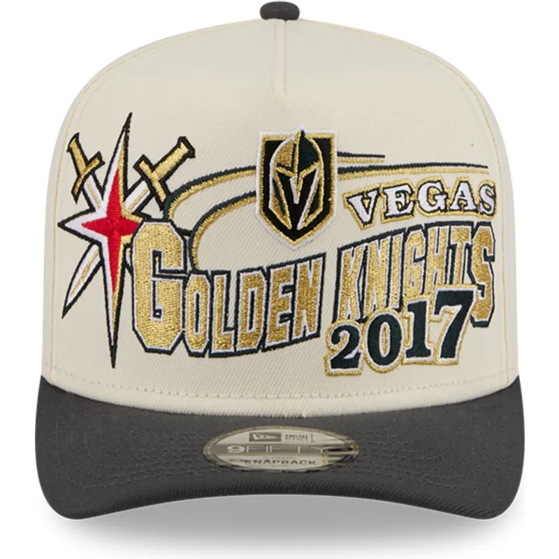 petten-gebogen-beige-snapback-9fifty-a-frame-classic-van-vegas-golden-knights-nhl-van-new-era