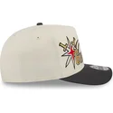 czapka-z-daszkiem-bezowo-czarna-snapback-9fifty-a-frame-classic-vegas-golden-knights-nhl-new-era