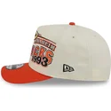 buet-beige-og-orange-snapback-kasket-9fifty-a-frame-classic-fra-anaheim-ducks-nhl-fra-new-era