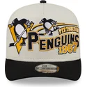 gorra-curva-beige-snapback-9fifty-a-frame-classic-de-pittsburgh-penguins-nhl-de-new-era