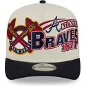 petten-gebogen-beige-snapback-9fifty-a-frame-classic-van-atlanta-braves-mlb-van-new-era