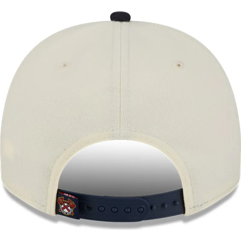 petten-gebogen-beige-snapback-9fifty-a-frame-classic-van-atlanta-braves-mlb-van-new-era