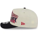 petten-gebogen-beige-snapback-9fifty-a-frame-classic-van-boston-red-sox-mlb-van-new-era