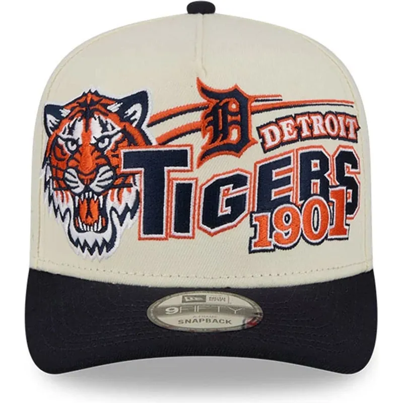 petten-gebogen-beige-snapback-9fifty-a-frame-classic-van-detroit-tigers-mlb-van-new-era