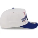petten-gebogen-beige-snapback-9fifty-a-frame-classic-van-los-angeles-dodgers-mlb-van-new-era