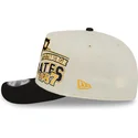 buet-beige-og-sort-snapback-kasket-9fifty-a-frame-classic-fra-pittsburgh-pirates-mlb-fra-new-era