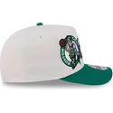 bezowo-zielona-czapka-z-daszkiem-snapback-9fifty-a-frame-classic-boston-celtics-nba-new-era
