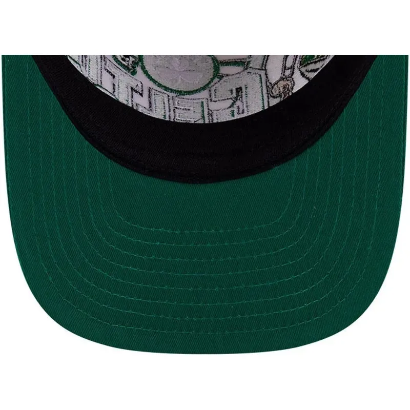 gorra-curva-beige-y-verde-snapback-9fifty-a-frame-classic-de-boston-celtics-nba-de-new-era