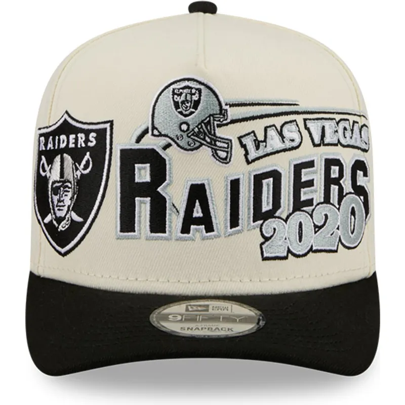 petten-gebogen-beige-snapback-9fifty-a-frame-classic-van-las-vegas-raiders-nfl-van-new-era