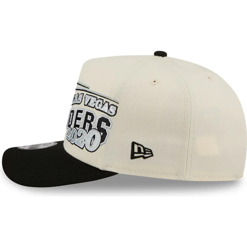 petten-gebogen-beige-snapback-9fifty-a-frame-classic-van-las-vegas-raiders-nfl-van-new-era