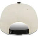 new-era-curved-brim-9fifty-a-frame-classic-las-vegas-raiders-nfl-beige-and-black-snapback-cap