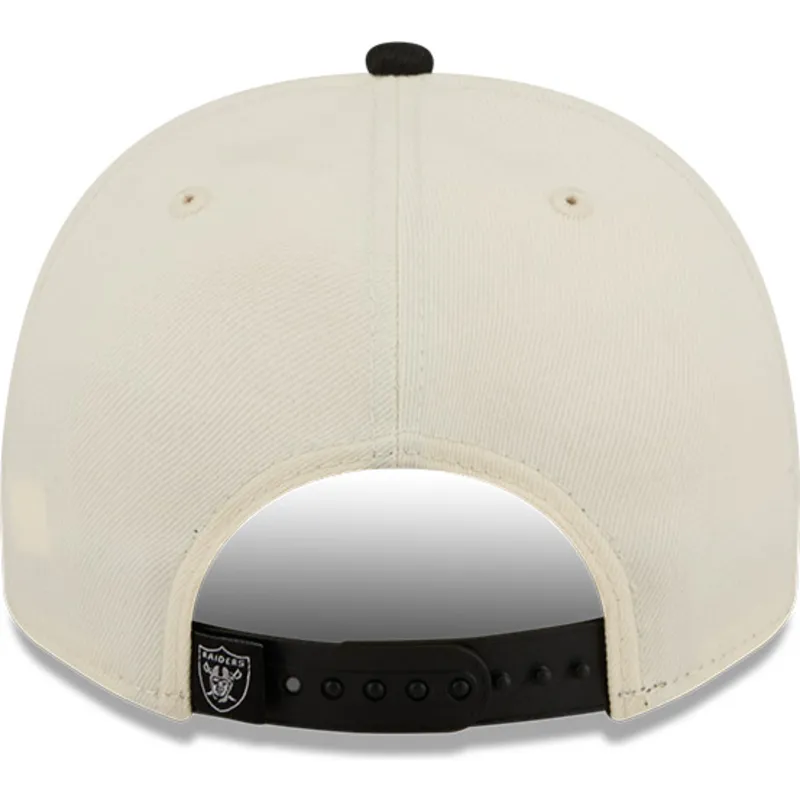 petten-gebogen-beige-snapback-9fifty-a-frame-classic-van-las-vegas-raiders-nfl-van-new-era