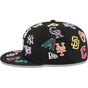 petten-plat-zwart-aangepast-59fifty-all-over-van-mlb-van-new-era