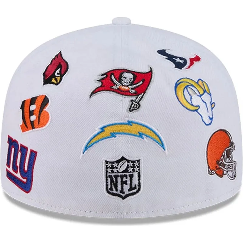 weisse-enganliegende-59fifty-all-over-nfl-flat-cap-von-new-era