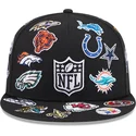 petten-plat-zwart-aangepast-59fifty-all-over-van-nfl-van-new-era