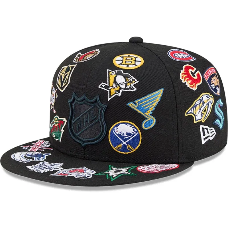 petten-plat-zwart-fitted-59fifty-all-over-van-nhl-van-new-era