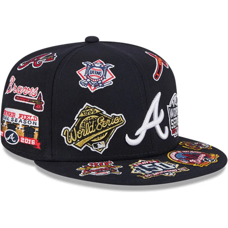gorra-plana-negra-ajustada-59fifty-all-over-de-atlanta-braves-mlb-de-new-era