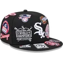 petten-plat-zwart-fitted-59fifty-all-over-van-chicago-white-sox-mlb-van-new-era