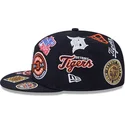 flad-kasket-marinebla-justerbar-59fifty-all-over-fra-detroit-tigers-mlb-fra-new-era
