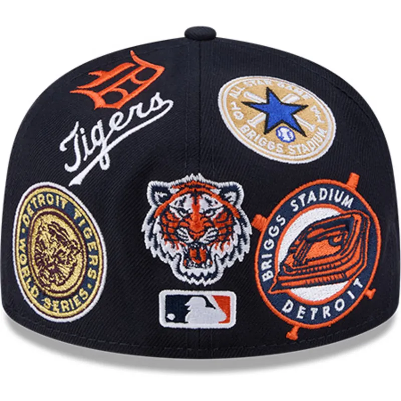 cappello-piatto-blu-marino-chiuso-59fifty-all-over-dei-detroit-tigers-mlb-di-new-era