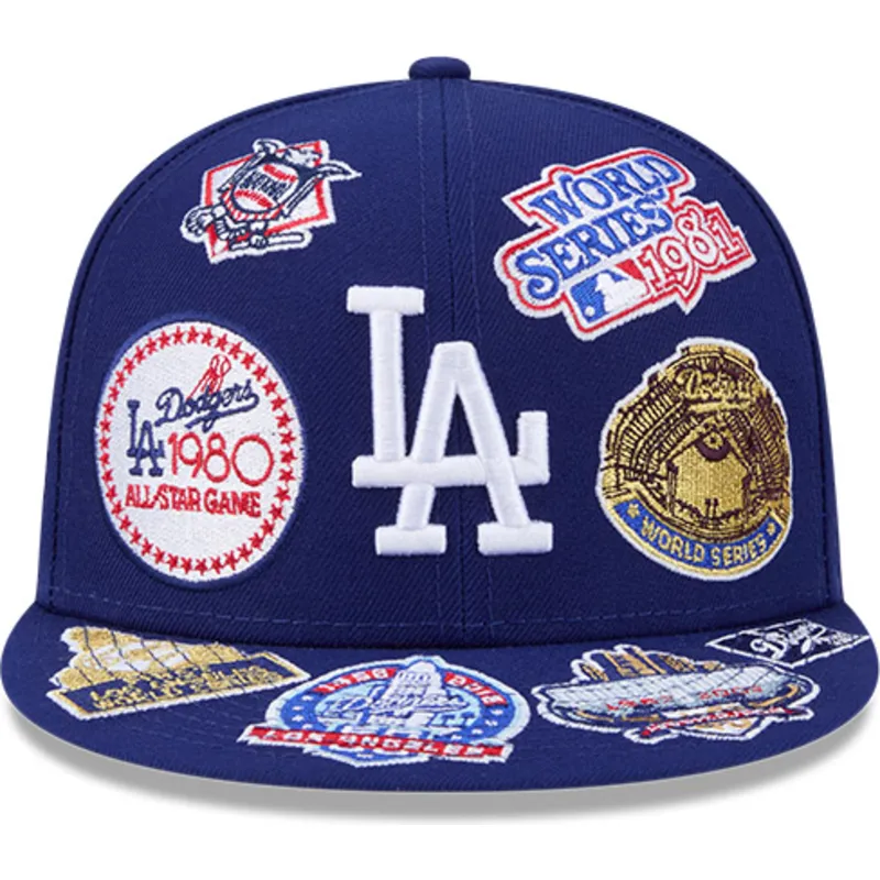 platt-bla-justerad-59fifty-all-over-logos-keps-fran-los-angeles-dodgers-mlb-av-new-era