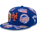 cappello-piatto-blu-regolabile-59fifty-all-over-dei-new-york-mets-mlb-di-new-era