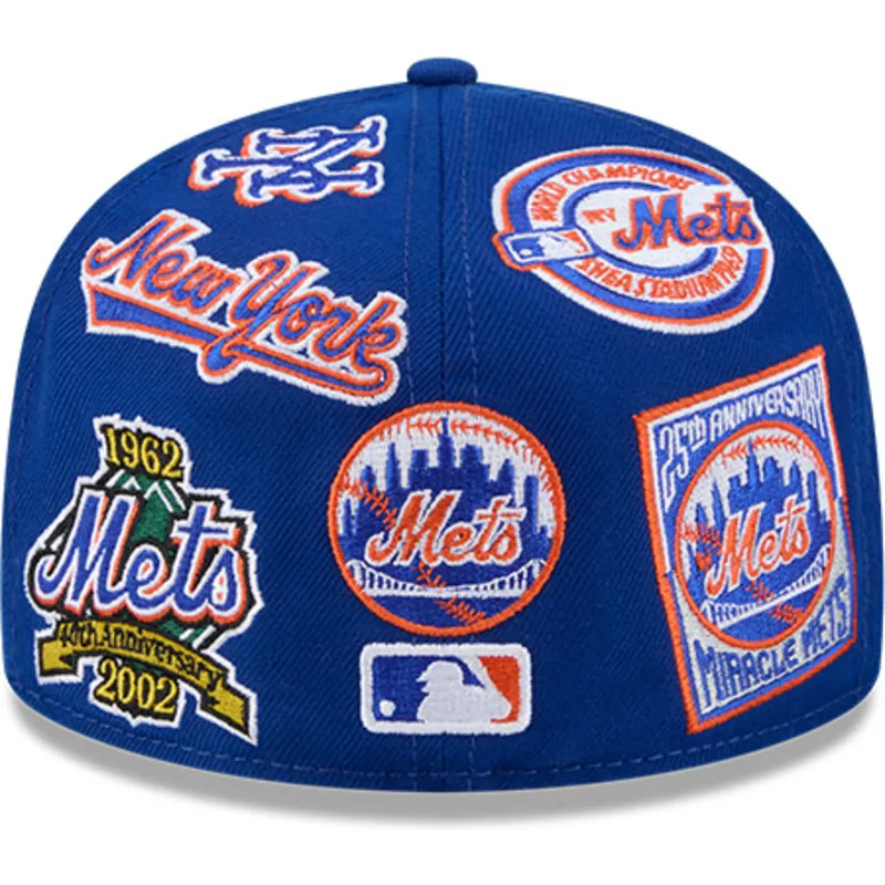 casquette-plate-bleue-ajustee-59fifty-all-over-new-york-mets-mlb-new-era