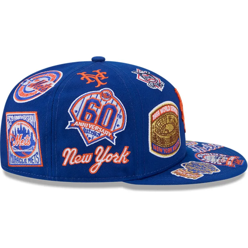casquette-plate-bleue-ajustee-59fifty-all-over-new-york-mets-mlb-new-era