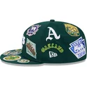 petten-plat-groen-fitted-59fifty-all-over-van-oakland-athletics-mlb-van-new-era