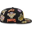 cappello-piatto-nero-aderente-59fifty-all-over-dei-pittsburgh-pirates-mlb-di-new-era