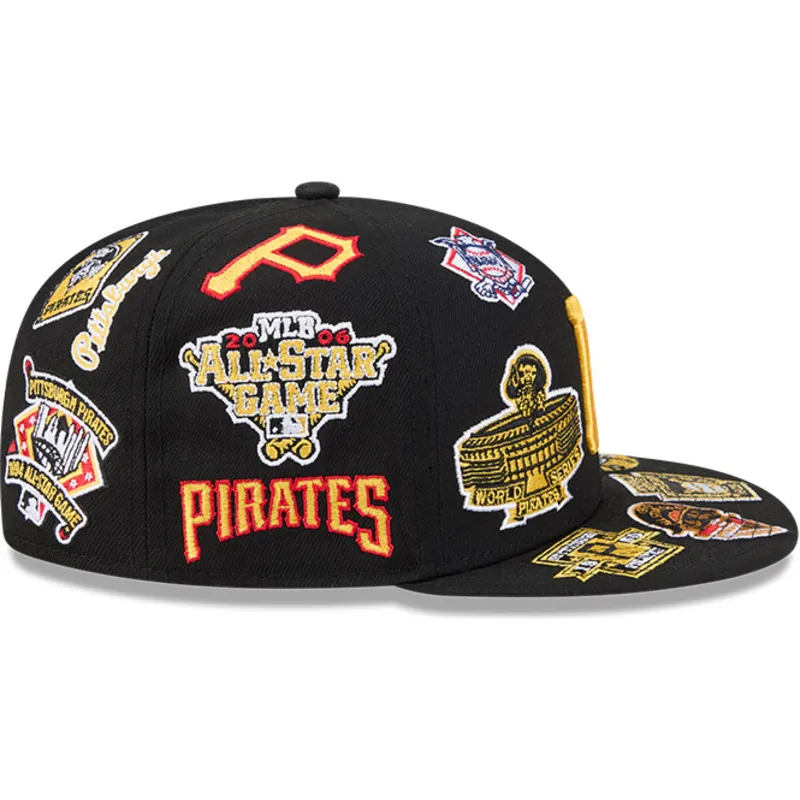 petten-plat-zwart-fitted-59fifty-all-over-van-pittsburgh-pirates-mlb-van-new-era