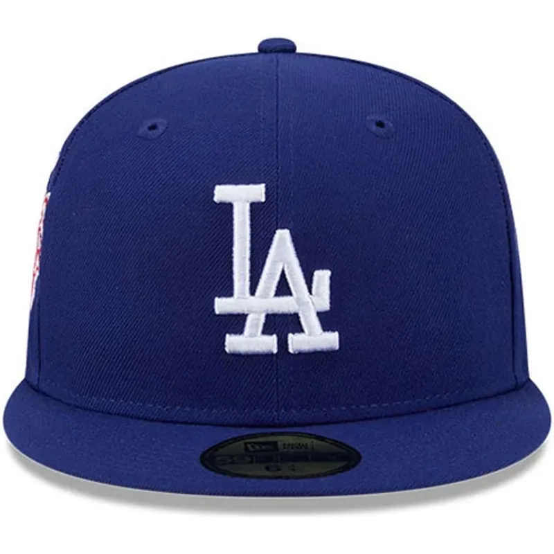 platt-bla-justerad-59fifty-hidden-hit-keps-fran-los-angeles-dodgers-mlb-av-new-era