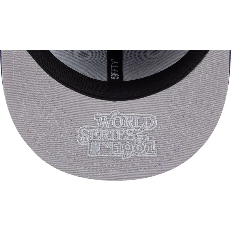 cappello-piatto-blu-regolabile-59fifty-hidden-hit-dei-los-angeles-dodgers-mlb-di-new-era