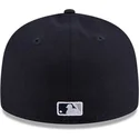 flad-marinebla-tilpasset-59fifty-hidden-hit-kasket-fra-new-york-yankees-mlb-af-new-era