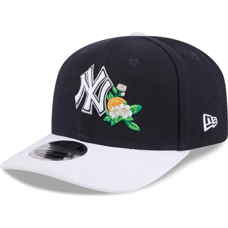 granatowa-czapka-z-zakrzywionym-daszkiem-snapback-9seventy-stretch-snap-flower-new-york-yankees-mlb-new-era