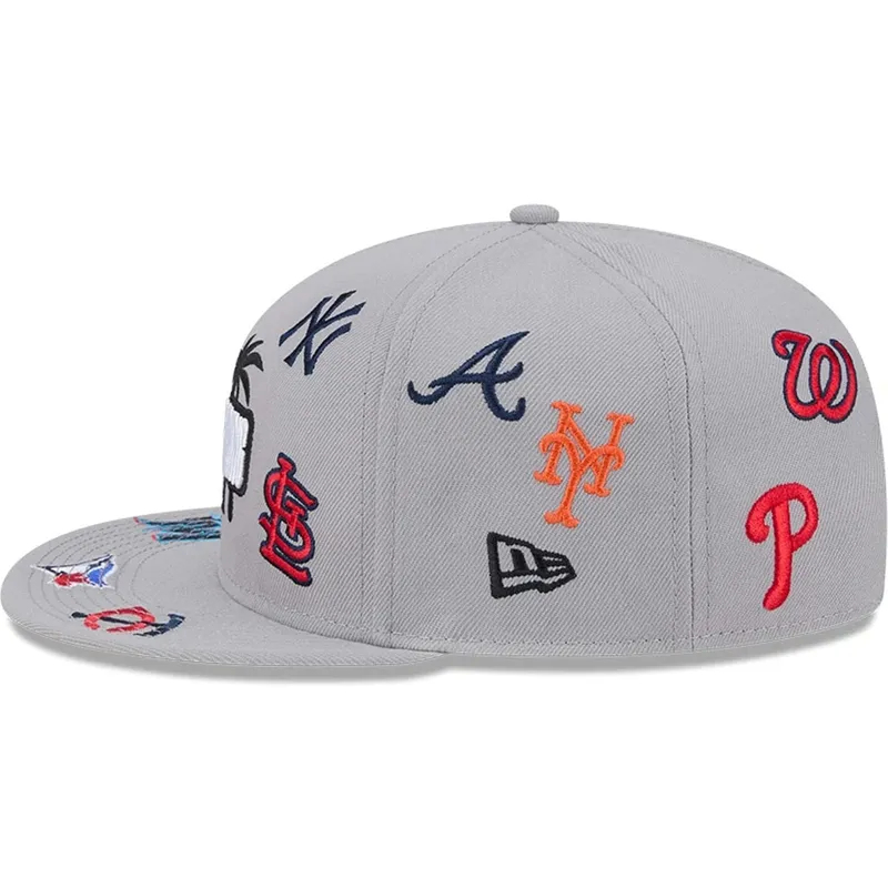 petten-plat-grijs-snapback-9fifty-scattered-grapefruit-league-van-mlb-van-new-era