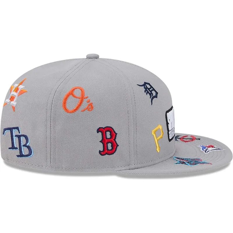 petten-plat-grijs-snapback-9fifty-scattered-grapefruit-league-van-mlb-van-new-era
