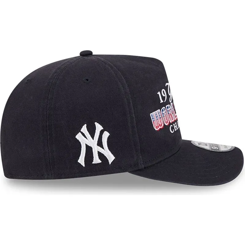 petten-plat-marineblauw-snapback-9fifty-a-frame-historic-van-new-york-yankees-mlb-van-new-era