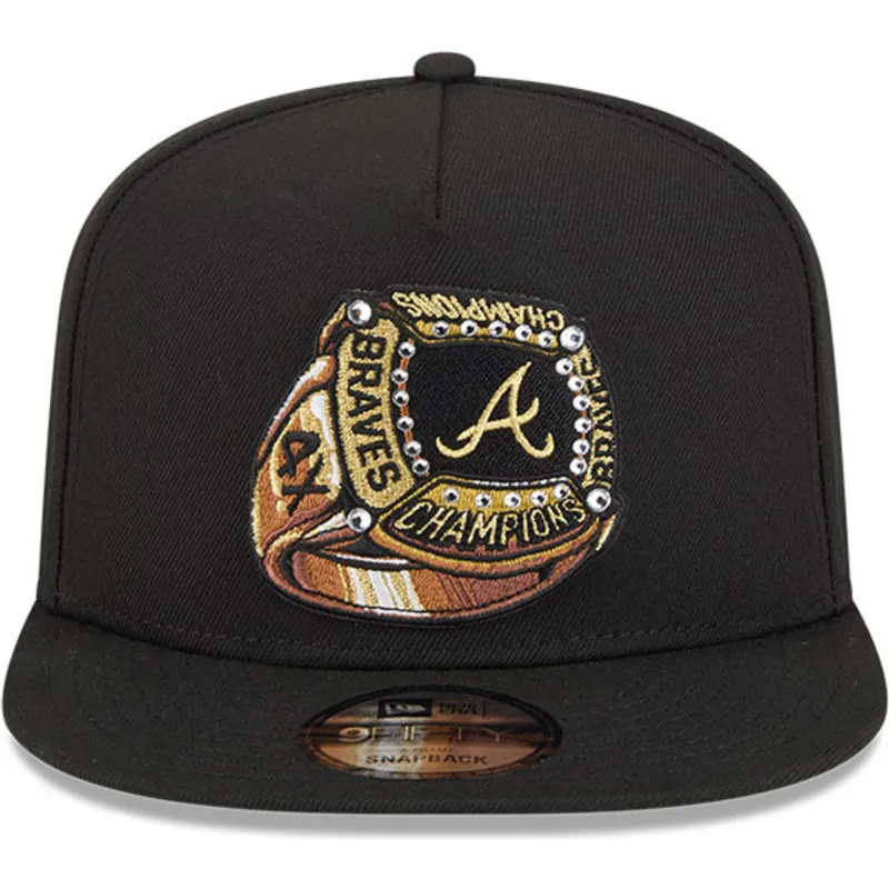 casquette-plate-noire-snapback-9fifty-a-frame-ring-atlanta-braves-mlb-new-era