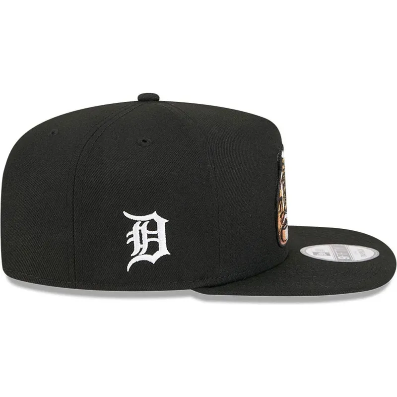 sort-flad-snapback-9fifty-a-frame-ring-kasket-fra-detroit-tigers-mlb-fra-new-era
