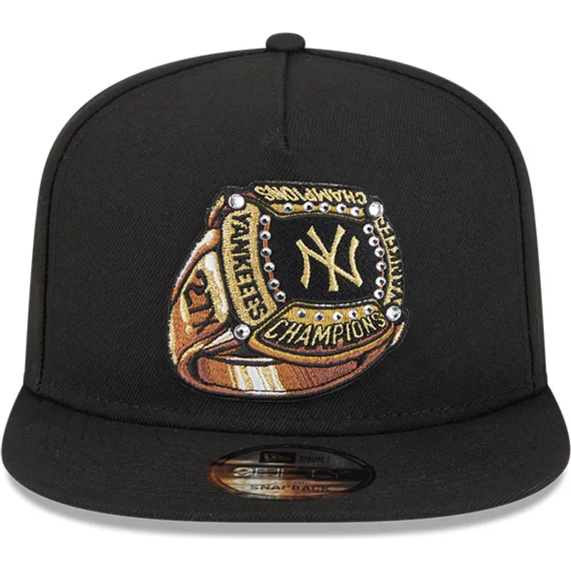 new-era-flat-brim-9fifty-a-frame-ring-new-york-yankees-mlb-black-snapback-cap