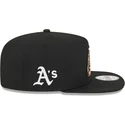 petten-plat-zwart-snapback-9fifty-a-frame-ring-van-oakland-athletics-mlb-van-new-era