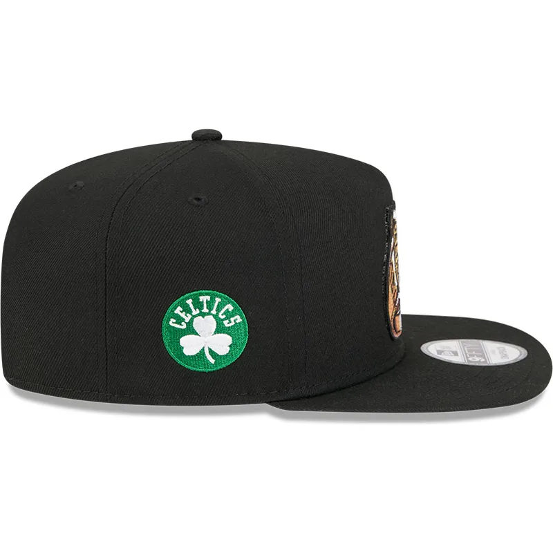 petten-plat-zwart-snapback-9fifty-a-frame-ring-van-boston-celtics-nba-van-new-era